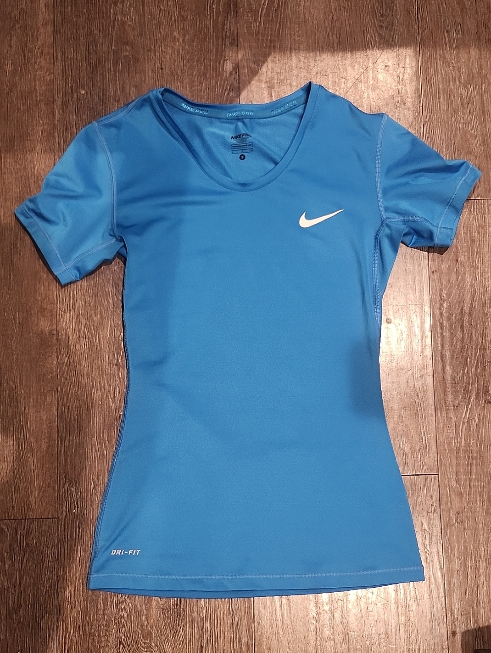 Nike Women's Short-Sleeve Dri-FIT Tee in Bright Blue